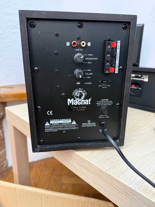 Magnat Cubus 5100A, subwoofer si sateliti, noi sigilati, surround 5.1