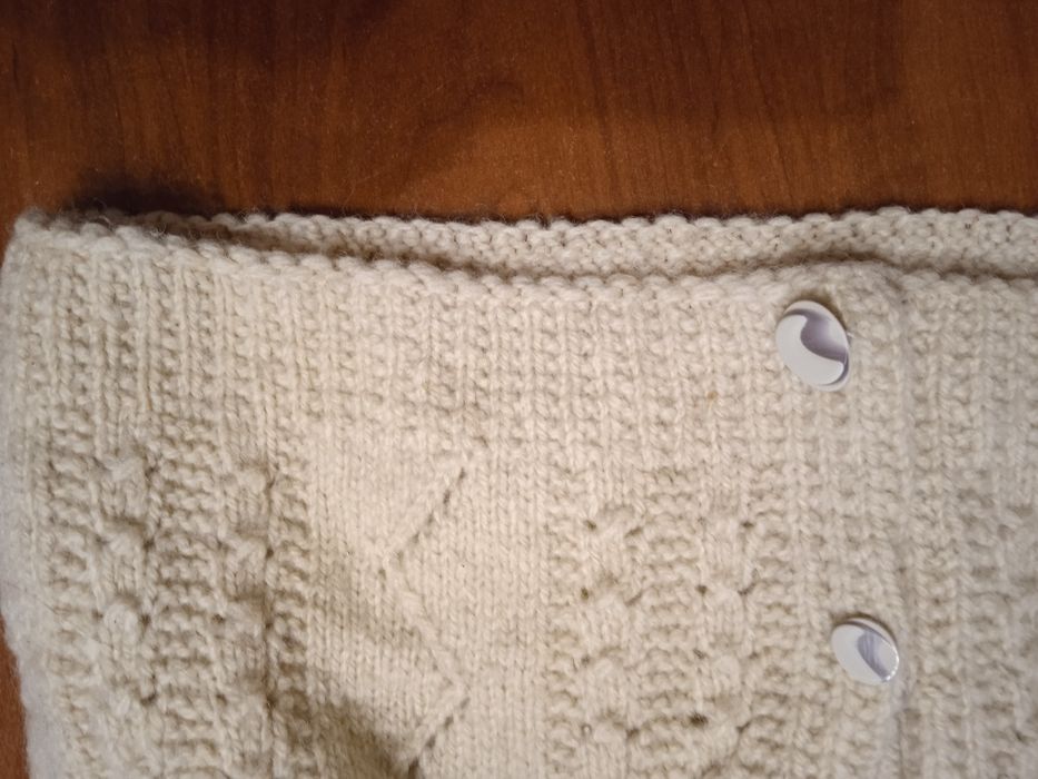 Дамско вълнено елече ,дълго