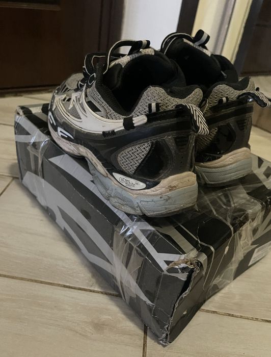 Adidasi Off-White Be Right Back Gri Marime 41 Unisex