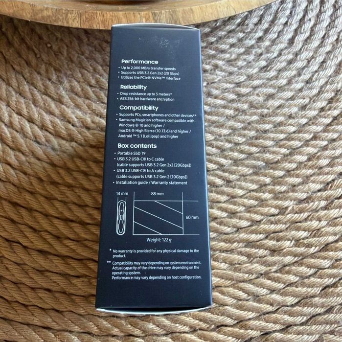 Samsung Portable SSD T9 4TB - НОВЫЙ