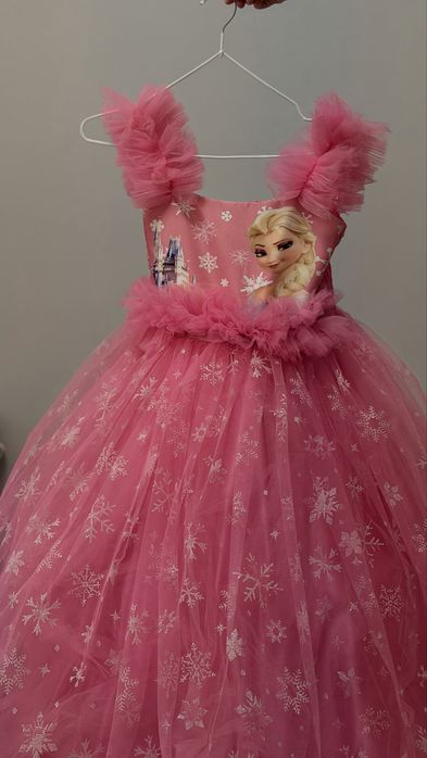 Платья пышное Эльза, 7,8 лет