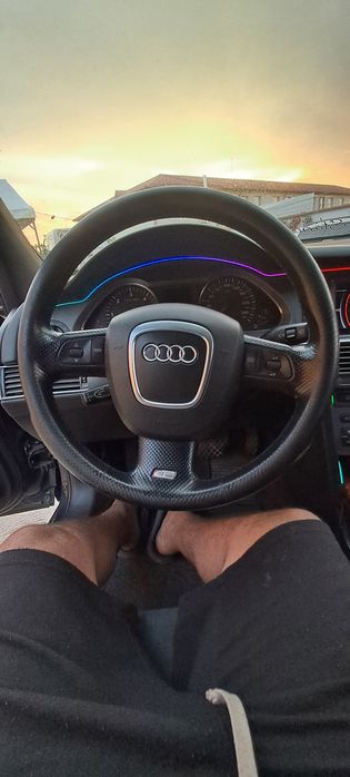 Volan Audi A6 C6 S-Line piele in condiții foarte bune