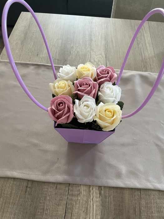 Букети от сапунени рози