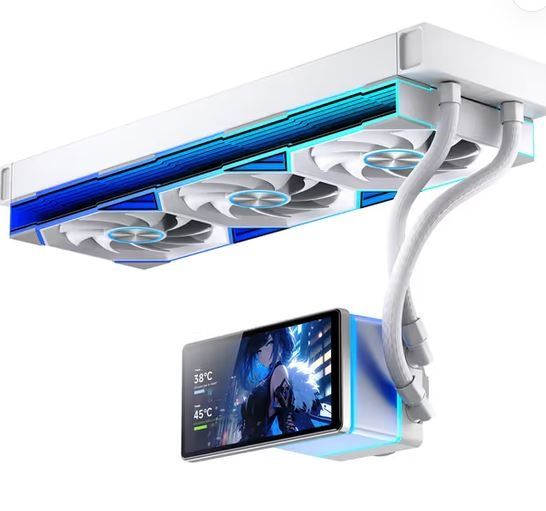 Import Amazon ‼️ Cooler AIO 360 Jungle Leopard Flow cu Display de 5.5inch - Alb!