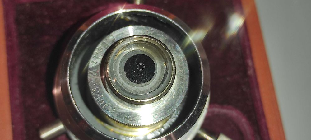 Lentilă condensatoare antică pentru microscop W.H. SEIBERT & WETZLAR, - 150 RON