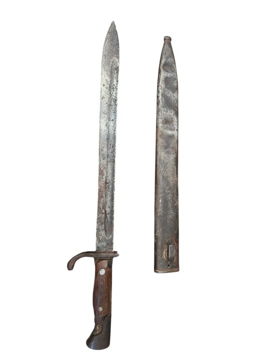 Baioneta germana WW1 Simson & Co Suhl cu teaca originala