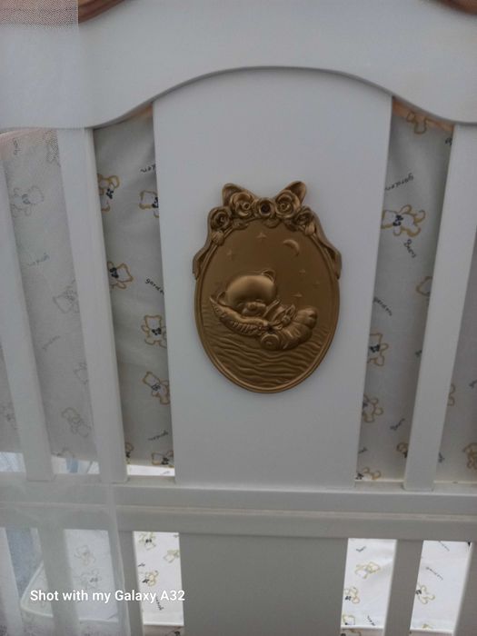 Детская кровать с люлькой