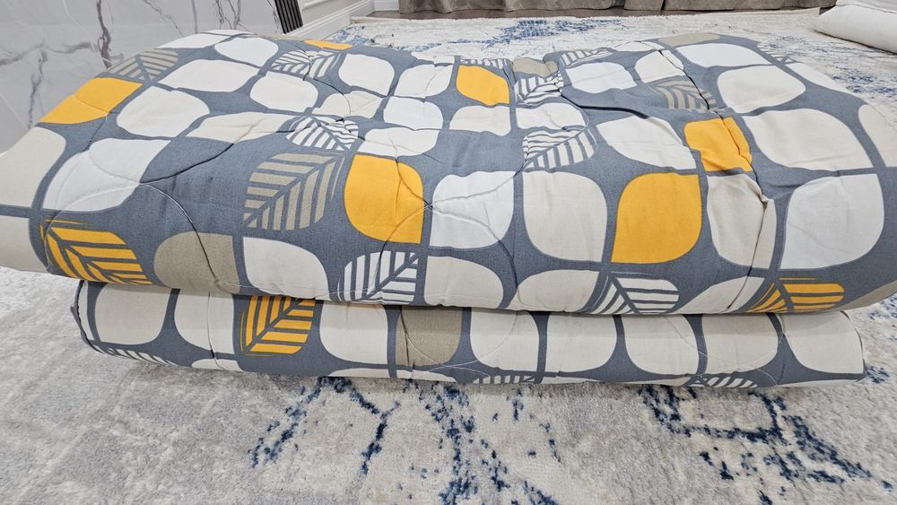 Іші мақтадан станок арқылы тігілген көрпе