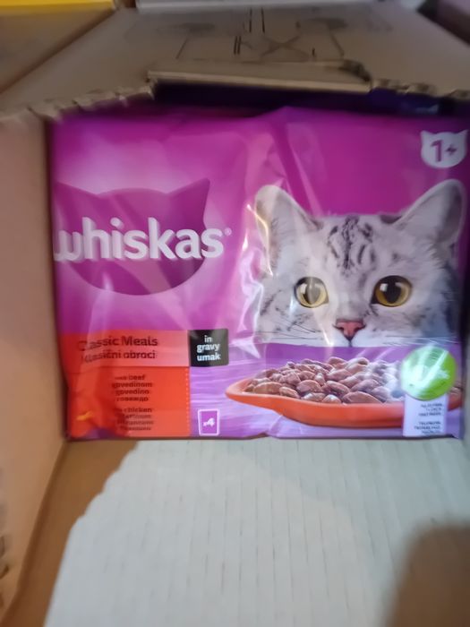 Мокра храна за котки Уискас 4бр