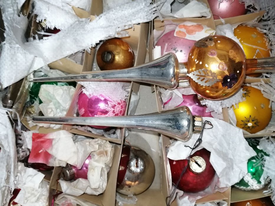 Новогодние ёлочные игрушки ГДР (СССР).
