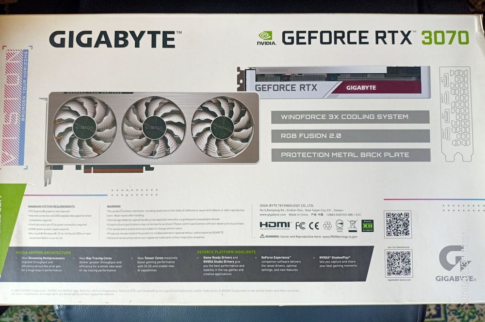 Видео карта 3070