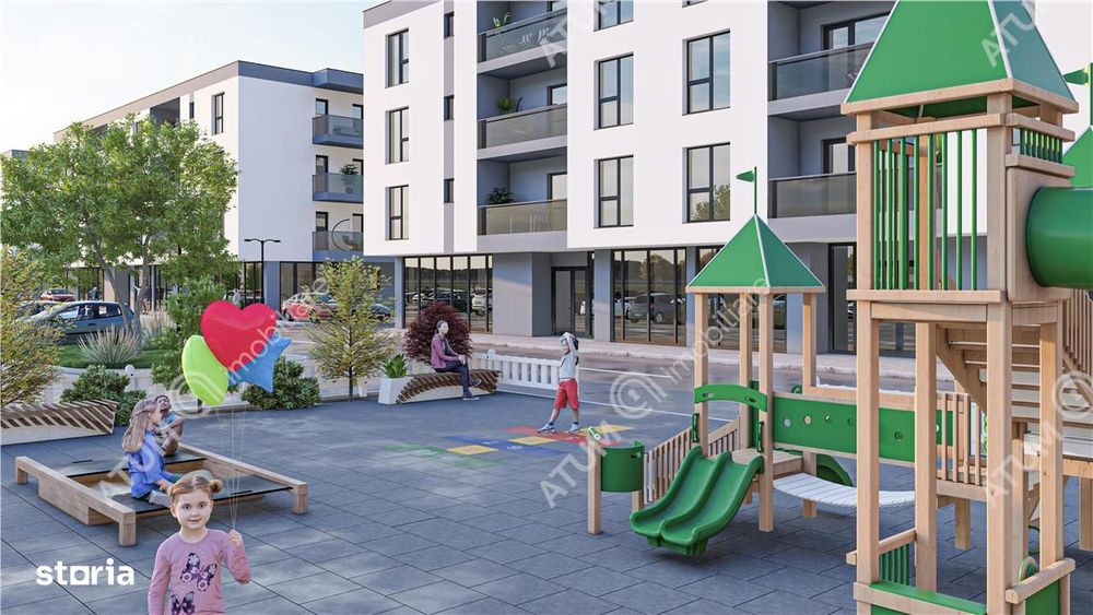 Apartament cu 2 camere etaj 1 la cheie 55 mp utili si loc parcare