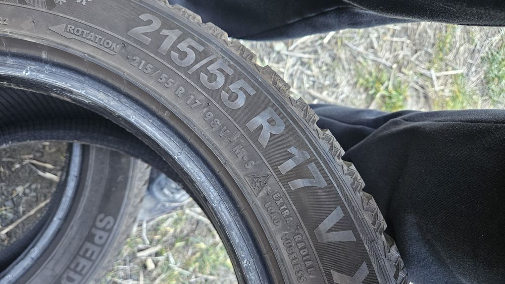 2бр гуми 215 55 17 дот 23 семперит semperit