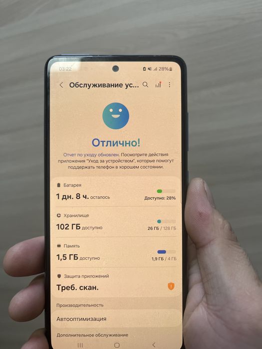 Самсунг а52 память 128гб