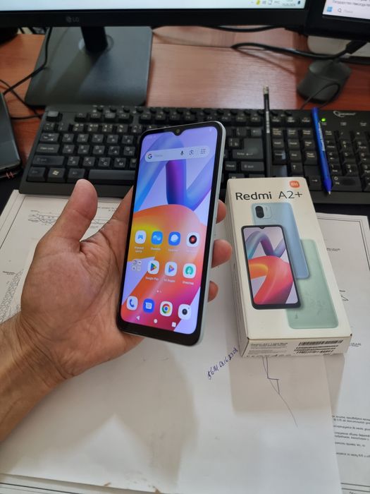 Redmi A2+ 64gb ideal ochilmagan usta kurmagan aybi yuq tozza telefon