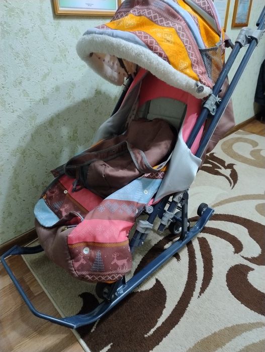 Коляска санки продам