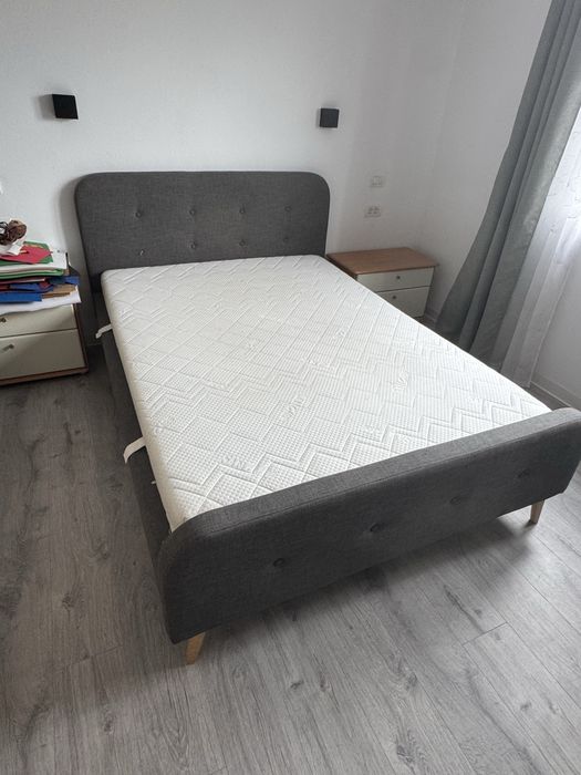 Pat 140x200 cu saltea