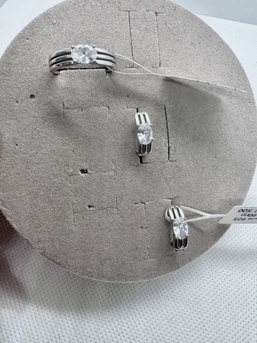 Новый серебреный набор