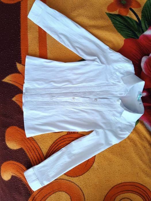 Школьная блузка для девочки рр 122