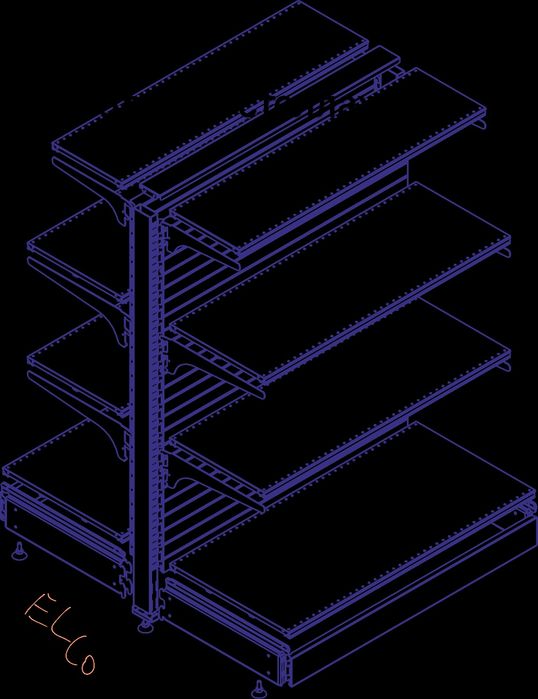 Стеллаж учун кронштейн