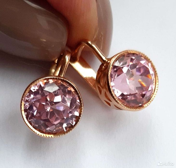 Советские серьги 583 пробы