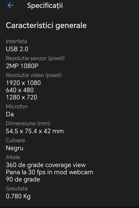 Cameră web Genius FullHD 1080p