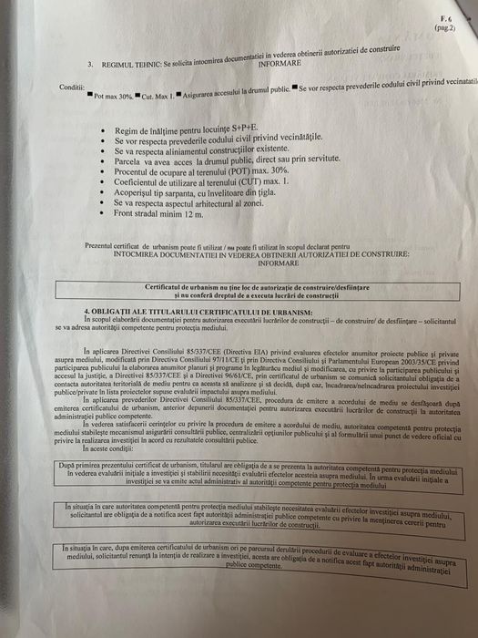 Teren intravilan in mijlocul localitatii Vulcan pe malul raului Holbus