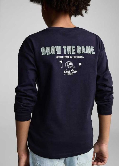 MANGO футболка с длинными рукавами на подростка