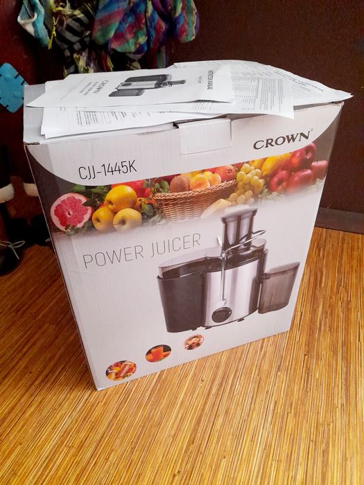 Нова бьрзооботна сокоизтисквачка  CROWN 450 W