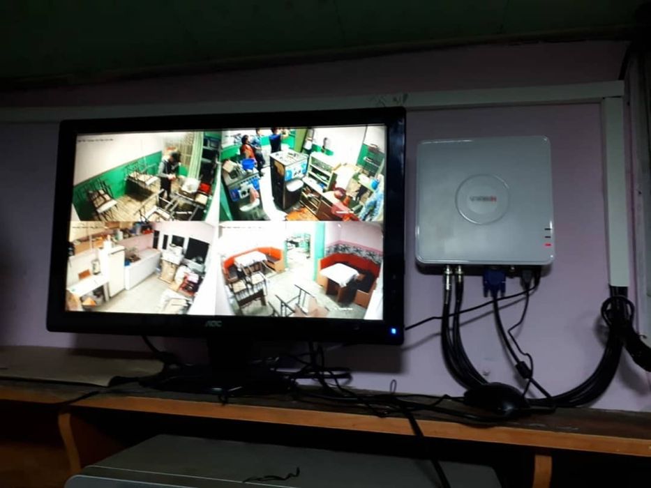 установка камер видеонаблюдения