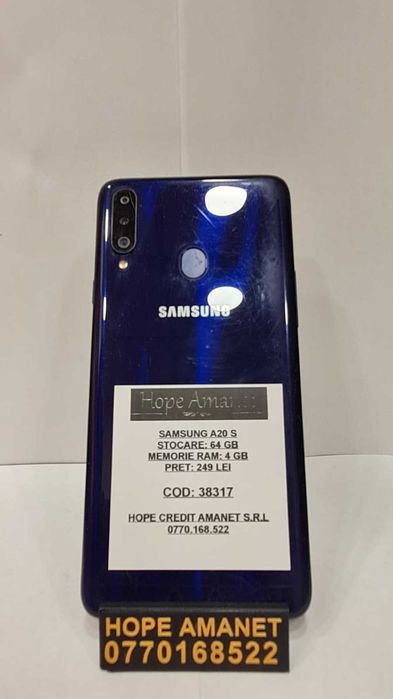 Hope Amanet P1/SAMSUNG A20S 64GB/4GB RAM #38317