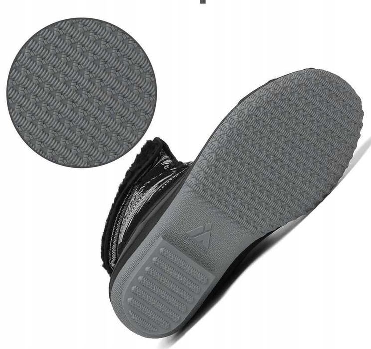 Дамски зимни ботуши за сняг. Черно-бели размери 36 и 37 * 12.78 evro