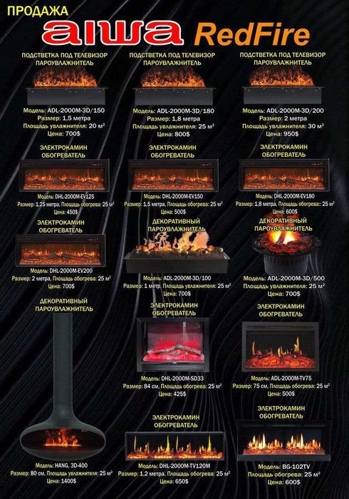 Декоративные электрокамины