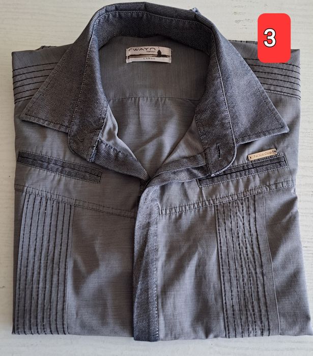 Мъжка риза с дълъг ръкав