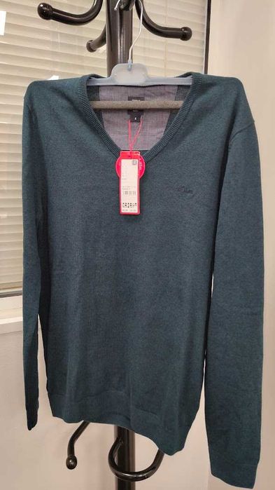 нов Мъжки Памучен пуловер s'Oliver