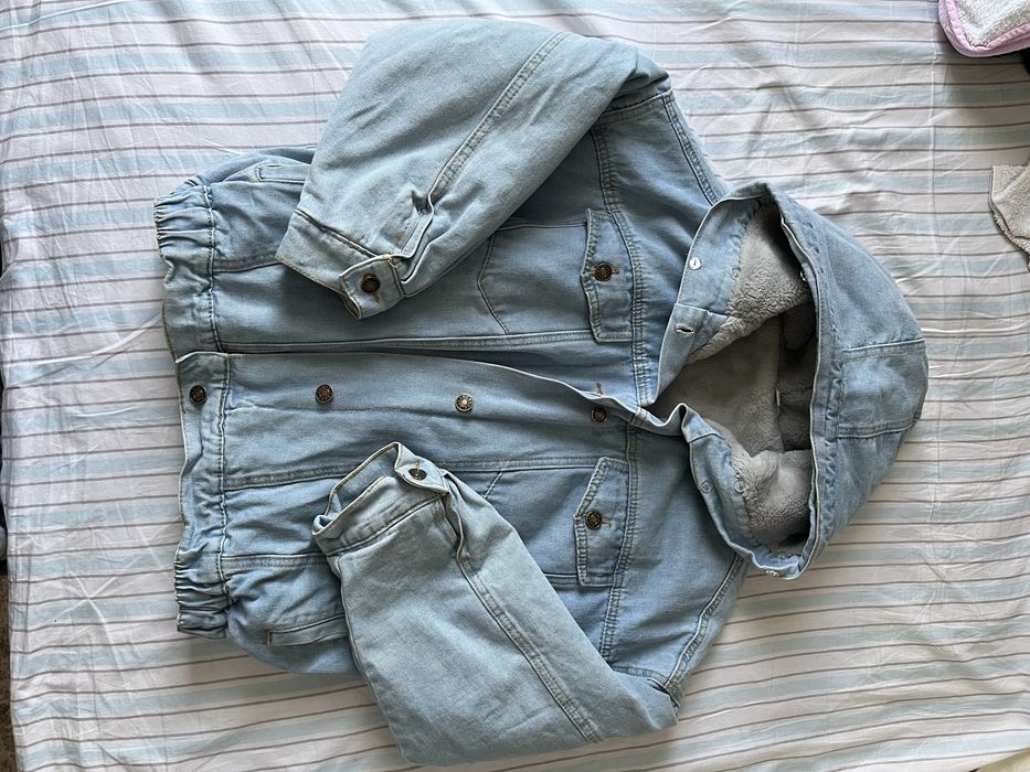 Джинсовая куртка утепленная