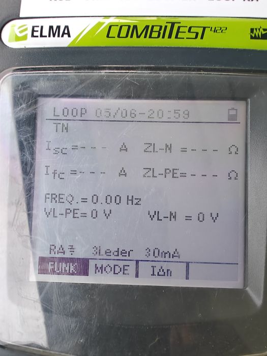 Tester Elma Combitest 423 electrician