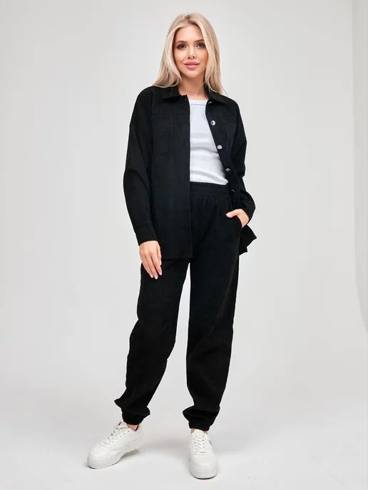 Женский костюм вельвет