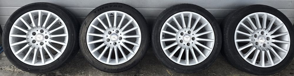 Jante originale 5x112 mercedes c class clk slk w204 r17 in două lățimi