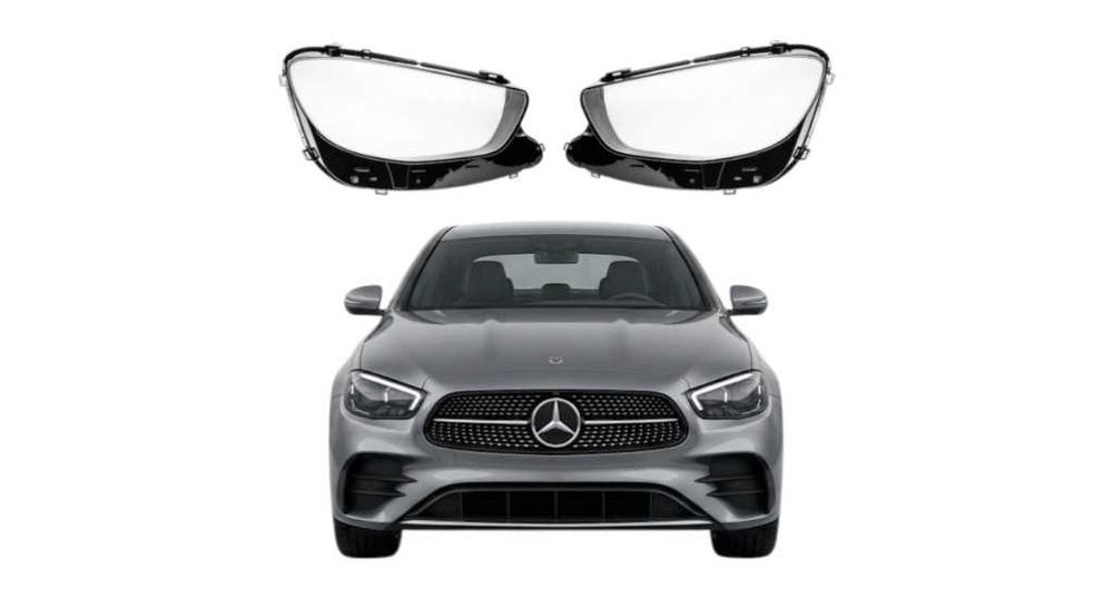 Стъкла за фарове Mercedes E W213 фейс, капаци за фар W213 FEIS