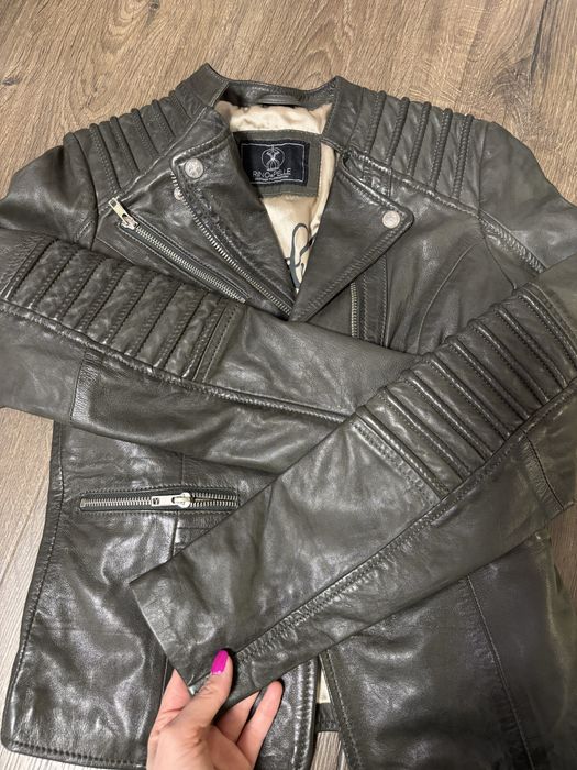 Дамско яке естествена кожа Rino Pelle