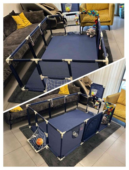 НОВИ! Голяма детска кошара за игра +ПОДАРЪЦИ в опис/ограда заграждение