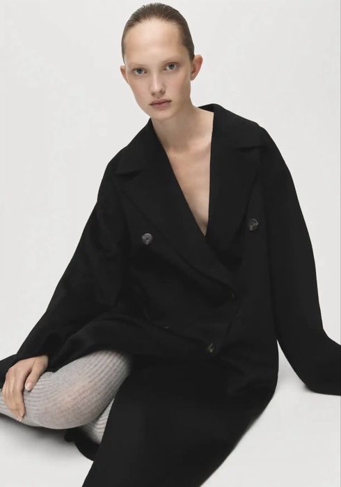 Пальто из шерсти Mango