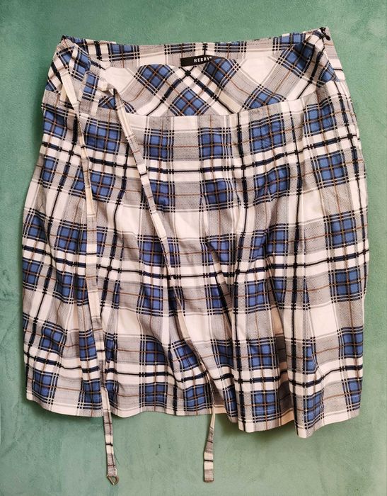 Fustă plisată model carouri (tartan) - Herry, mărimea 40