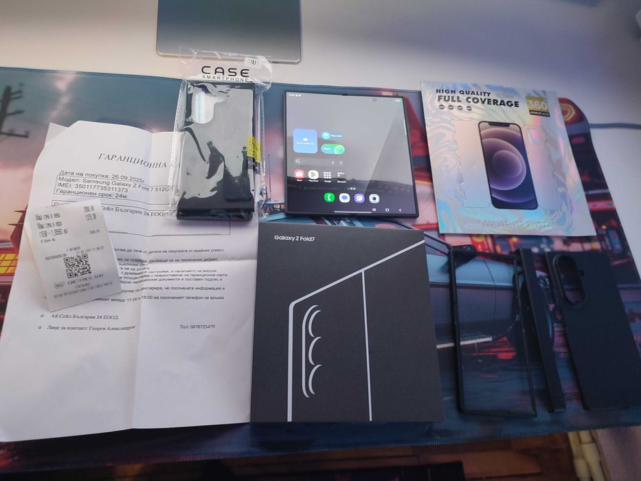 Samsung Galaxy Z Fold 7 512GB Гаранционен!