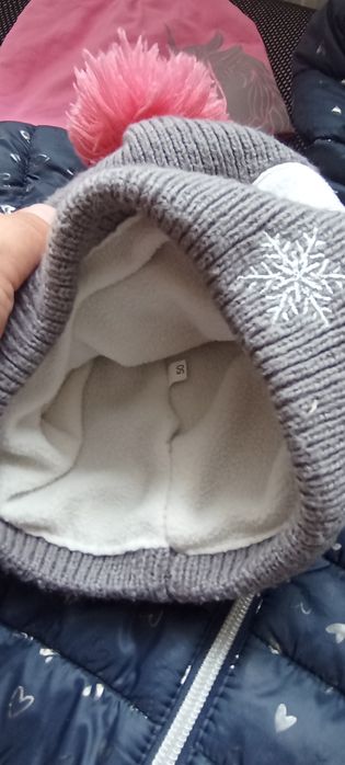 Детско яке пролет/ есен и зимна шапка за момиче