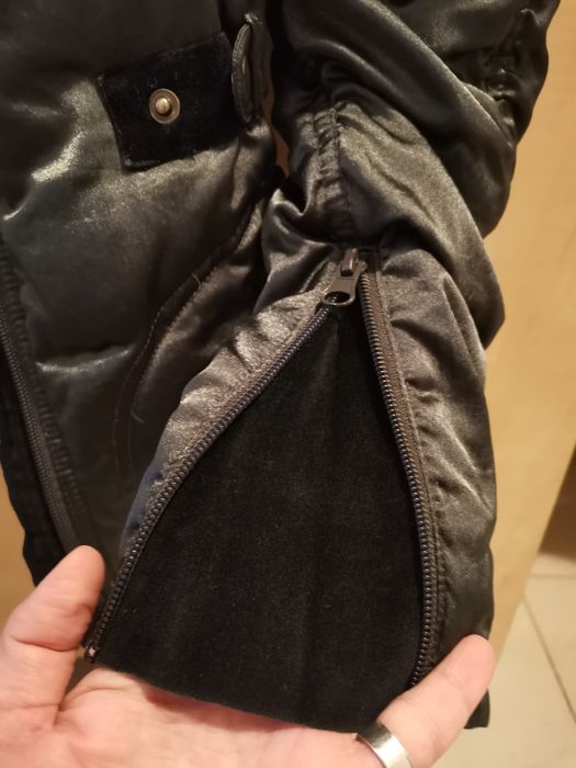 Geaca femei Max&Co guler blana naturala marimea XS