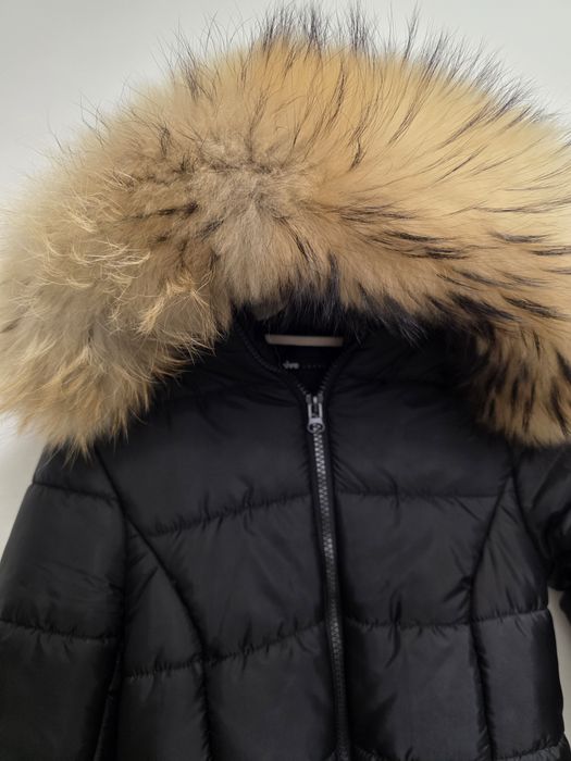 Geaca iarna blana naturala ultra stufoasa