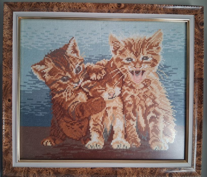 Гоблен котенца с рамка