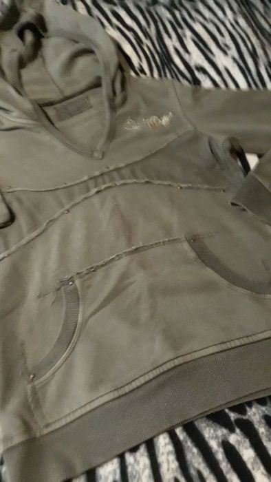 Суичър /шал в зелено